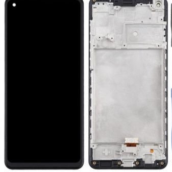 MODULO SAMSUNG A21s A217 NEGRO ORIG C/MARCO