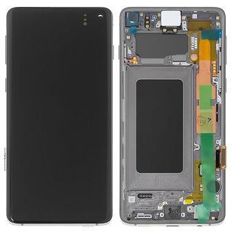 MODULO SAMSUNG S10 G973 NEGRO ORIG C/MARCO